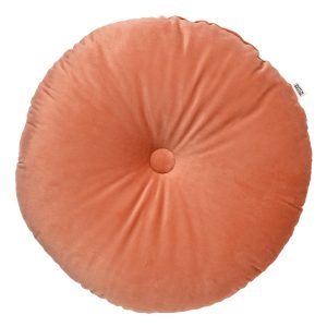 OLLY – sierkussen Ø38 cm – rond velvet – Muted Clay – roze OLLY – sierkussen Ø38 cm – rond velvet – Muted Clay – roze