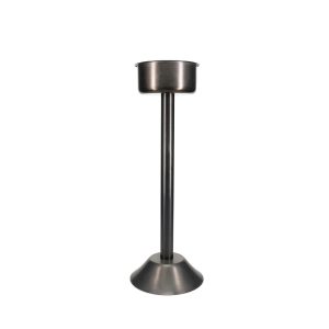 Bonbistro – Champagnekoeler staander 19,5xH62,5cm antique zwart Bar Bonbistro – Champagnekoeler staander 19,5xH62,5cm antique zwart Bar