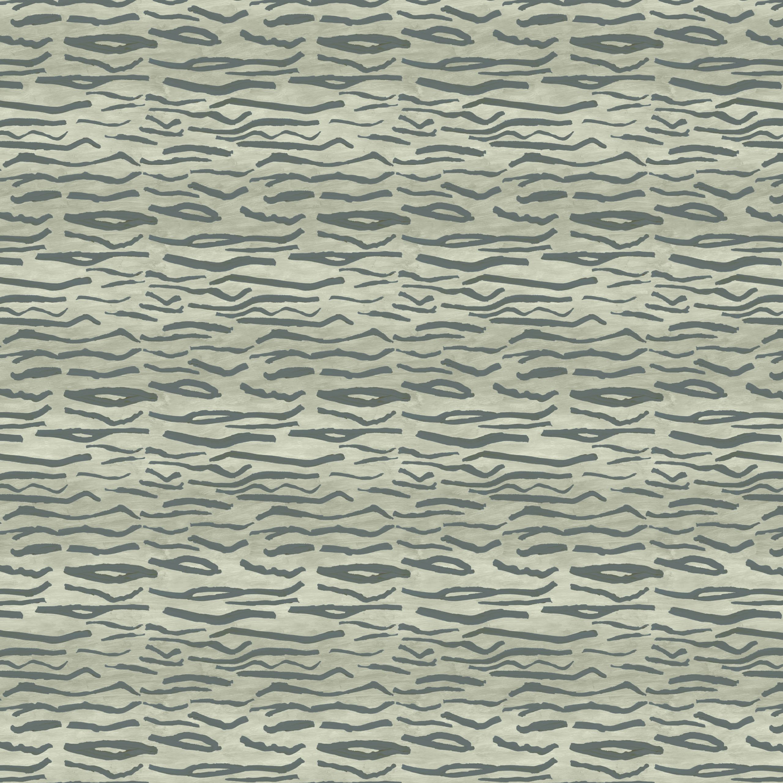 Behang Animal stripes Laurel green