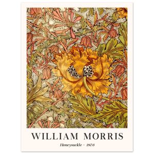 Artfulprints Poster William Morris – Honeysuckle II 1876 – 30×40 cm – Artfulprints Poster William Morris – Honeysuckle II 1876 – 30×40 cm –