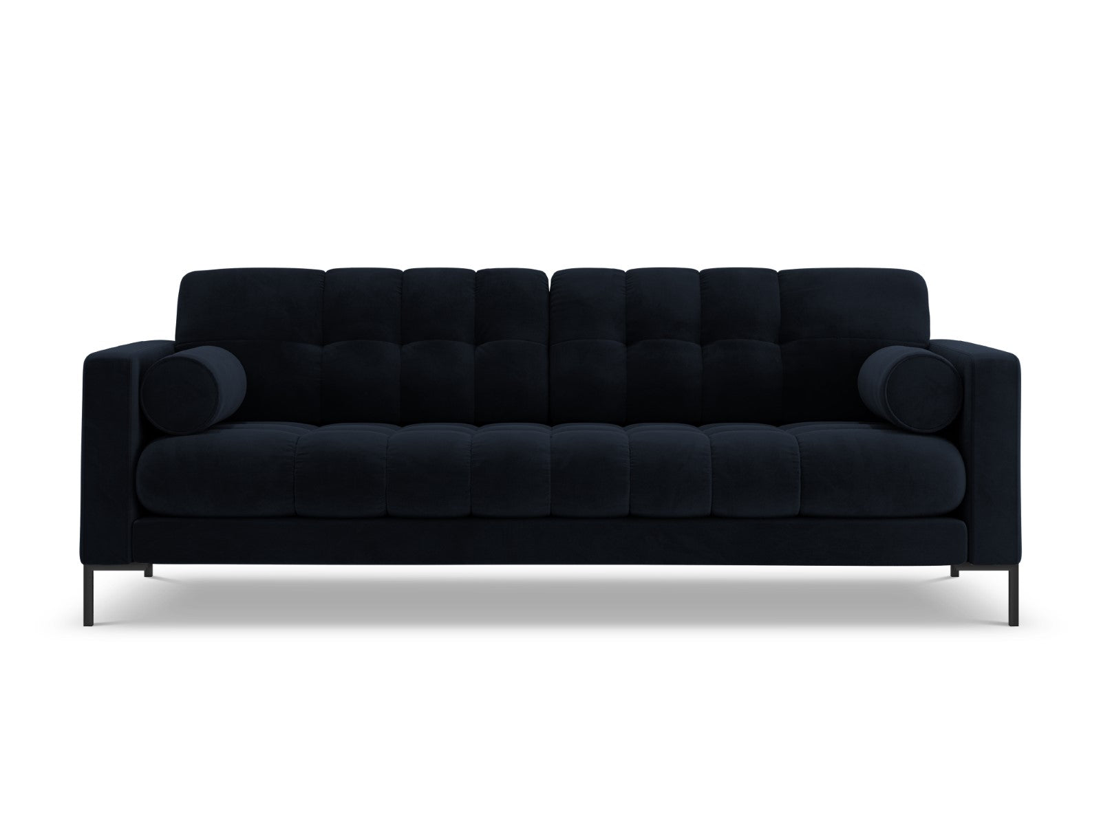 Cosmopolitan Design Bank Bali 3-zits, flueel, donkerblauw - 96x177x75c