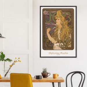 Artfulprints Poster Alphonse Mucha – Job – 70×100 cm – Bruin