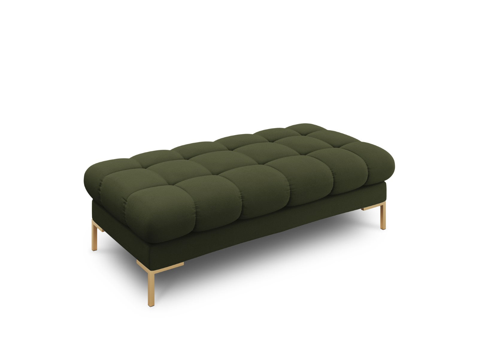 Cosmopolitan Design Bank Bali 2-zits, structurele stof, groente - 62x1
