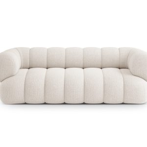 Cosmopolitan Design Bank Koge 3-zits, chenille lichtbeige – 95x210x70c Cosmopolitan Design Bank Koge 3-zits, chenille lichtbeige – 95x210x70c