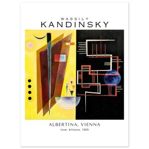 Artfulprints Wassily Kandinsky – Inner alliance poster 30×40 cm Artfulprints Wassily Kandinsky – Inner alliance poster 30×40 cm