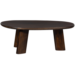 WOOOD salontafel Roundly – Mangohout – Walnoot – 40x110x60