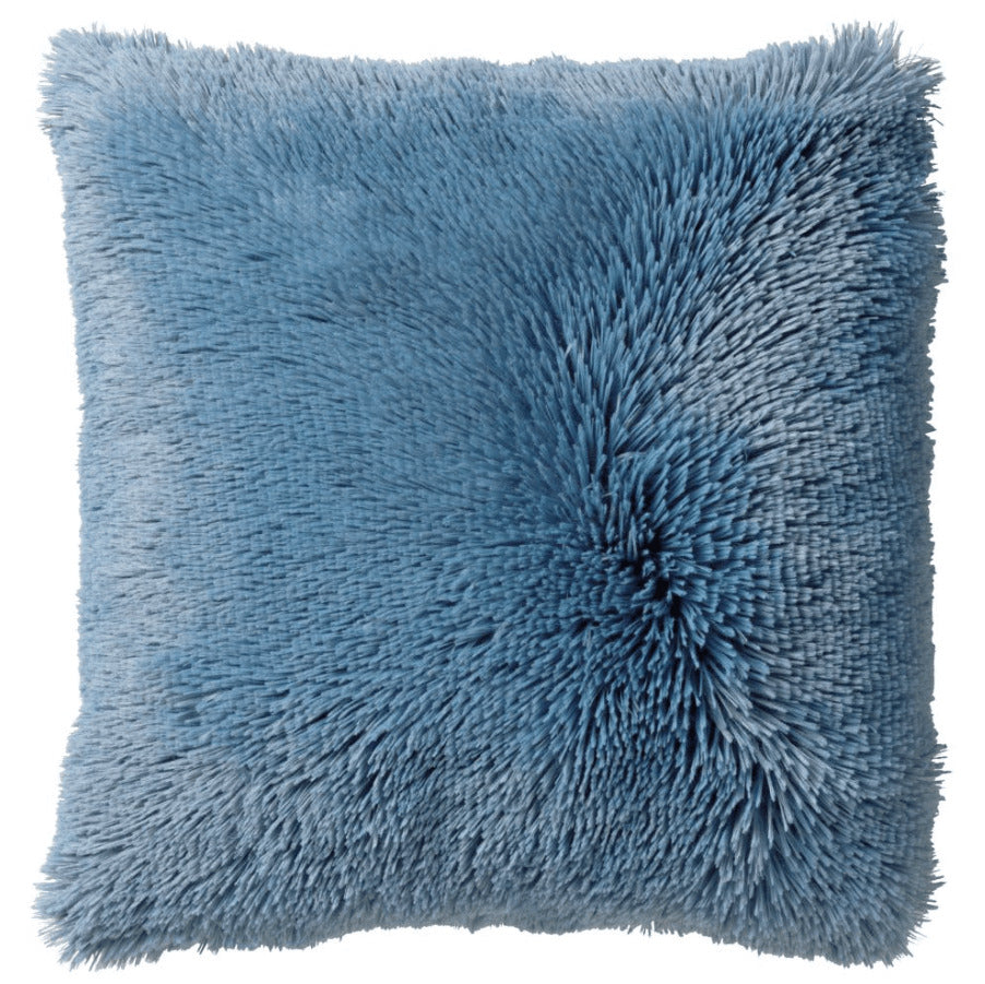 FLUFFY - sierkussen 60x60 cm - superzacht - XL kussen - Provincial Blu