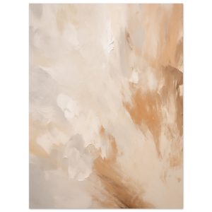 Artfulprints Poster Abstract – Golden touch 2 – 30×40 cm – Terracotta