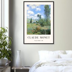 Artfulprints Poster Claude Monet – View of Vétheuil II – 70×100 cm – G Artfulprints Poster Claude Monet – View of Vétheuil II – 70×100 cm – G