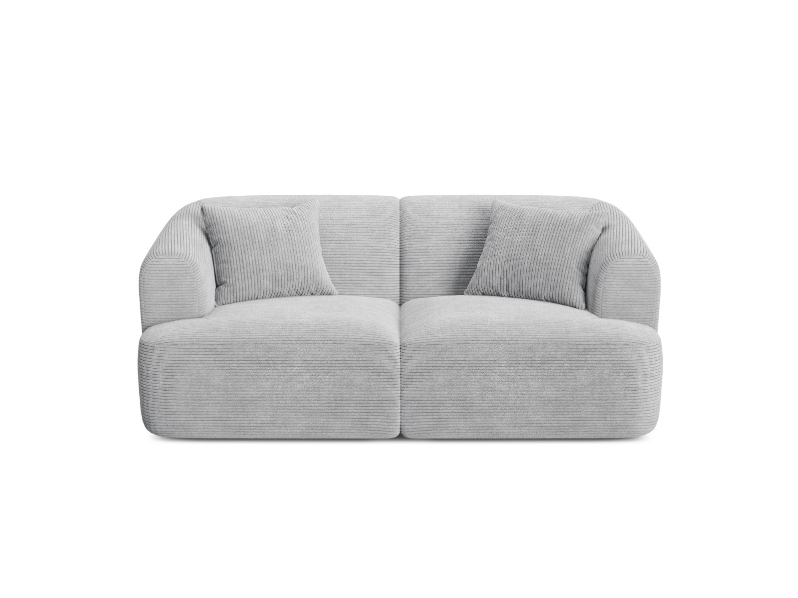 Cosmopolitan Design Modulaire bank Campi 2-zits, ribfluwelen geld - 90