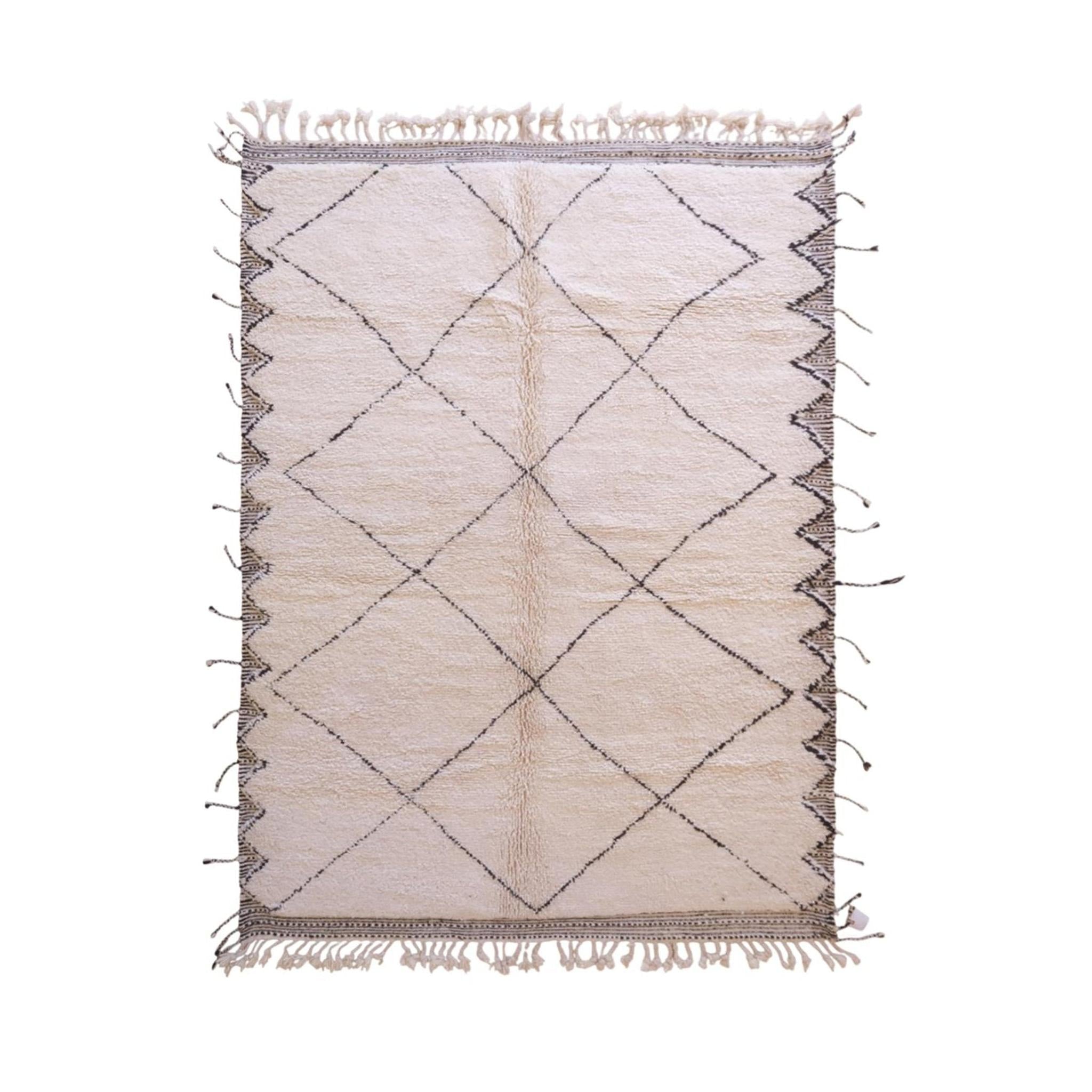 AFK Living vloerkleed Berber - handgemaakt - Wol - 204 x 298 cm