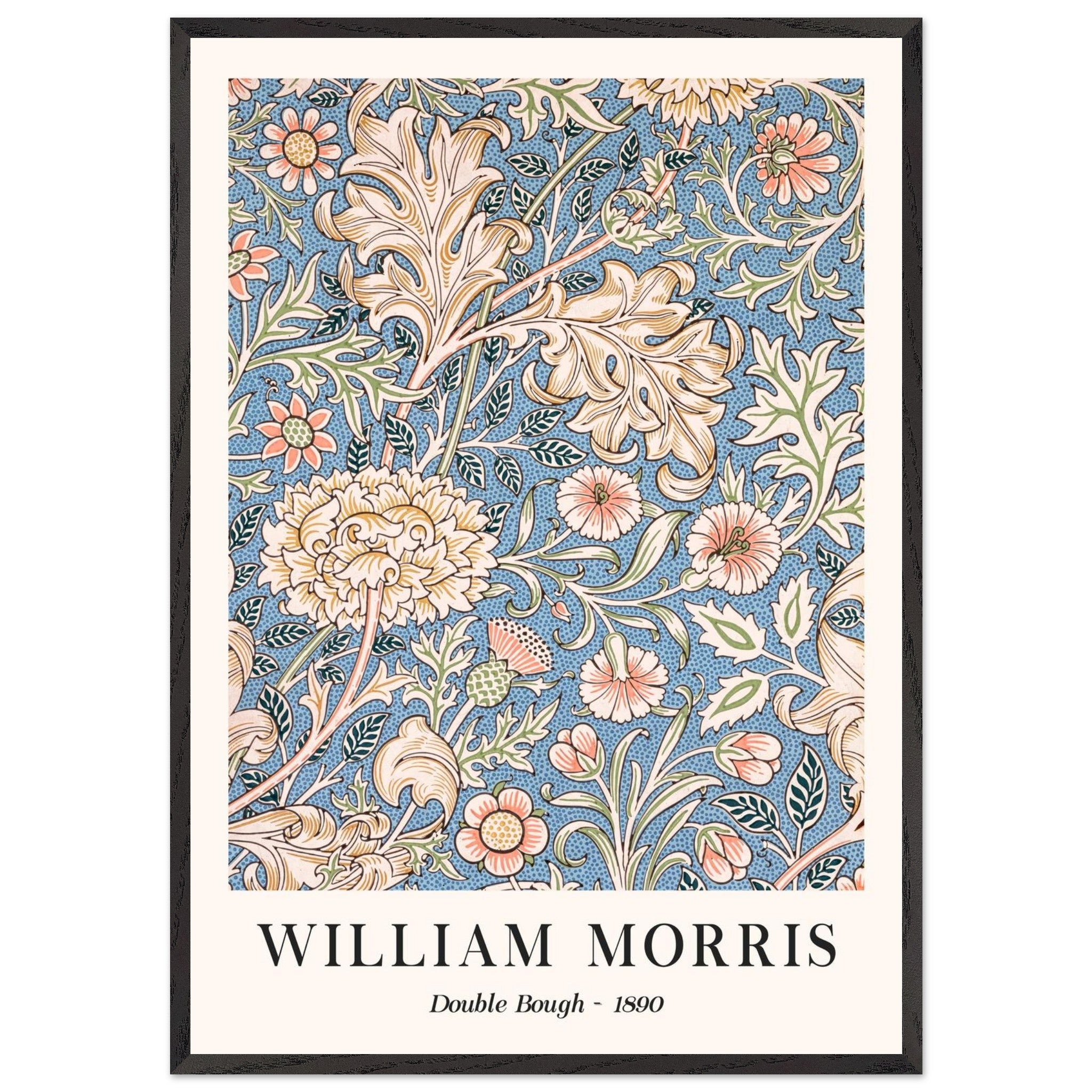 Artfulprints Poster met Lijst William Morris - Double bough 1890 - 70x