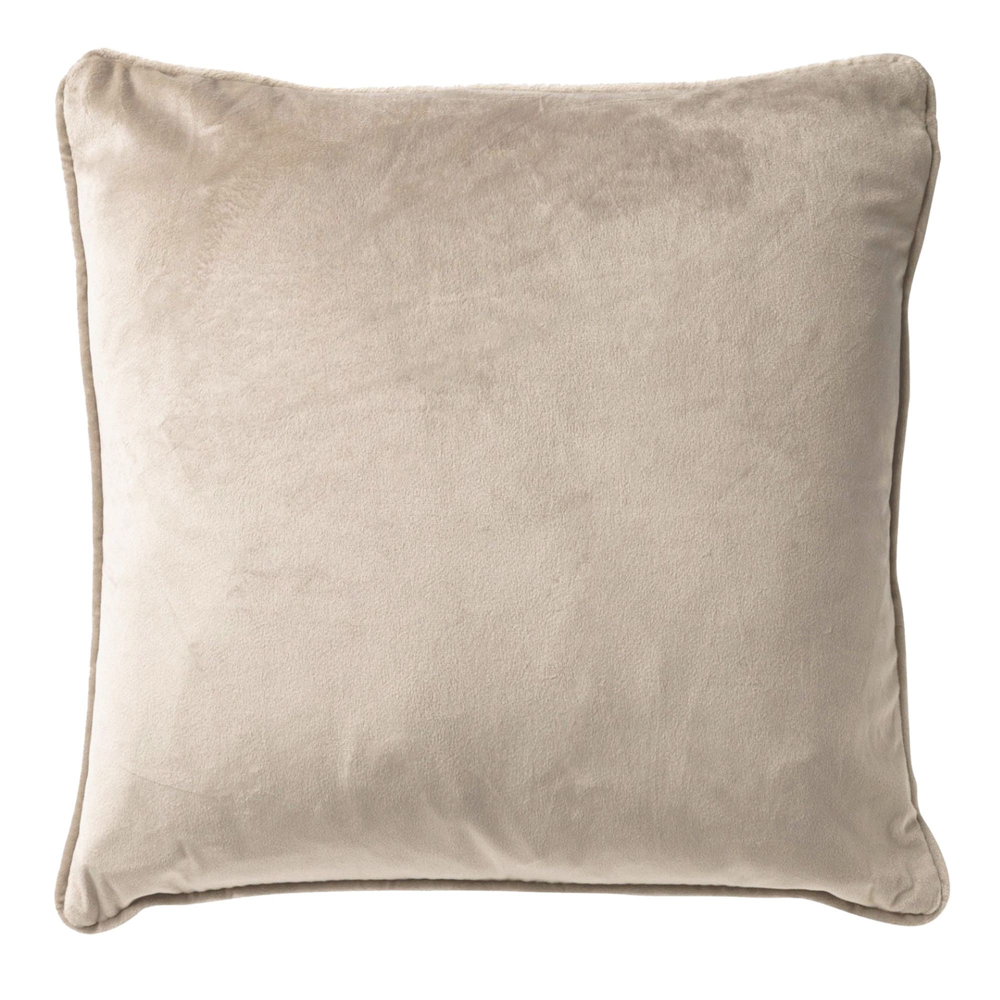 FINN - Sierkussen 45x45 cm - velvet - effen kleur - Pumice Stone - bei