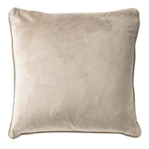 FINN – Sierkussen 60×60 cm – velvet – effen kleur – Pumice Stone – bei FINN – Sierkussen 60×60 cm – velvet – effen kleur – Pumice Stone – bei