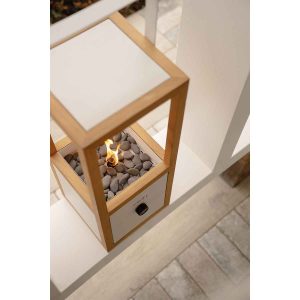 Cosi Fires – Cosiscoop Urban white – gaslantaarn – 20 x 20 x H 49,3 cm