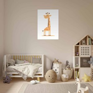 Artfulprints Poster Kleine giraffe – 70×100 cm – Geel Artfulprints Poster Kleine giraffe – 70×100 cm – Geel