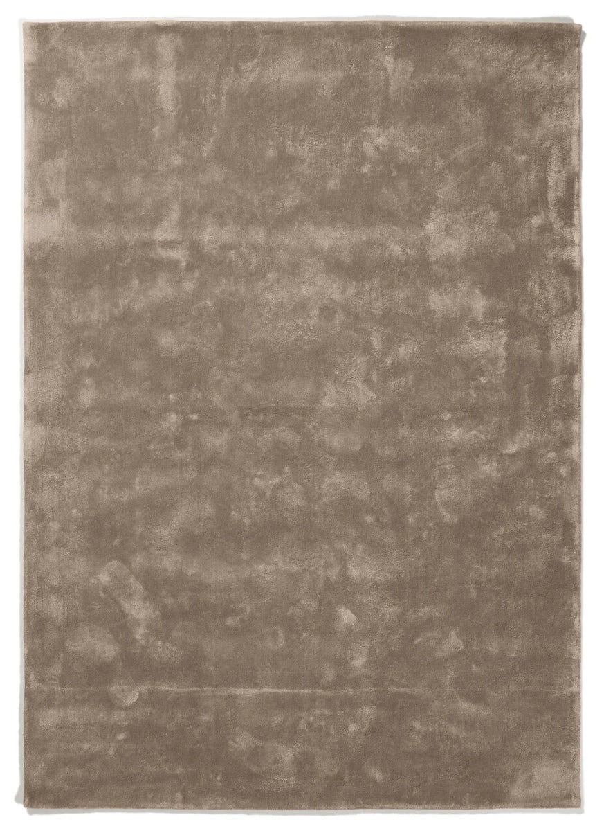 DÉJA Living Vloerkleed Roke - Lichtbruin Tencel - 250x350cm