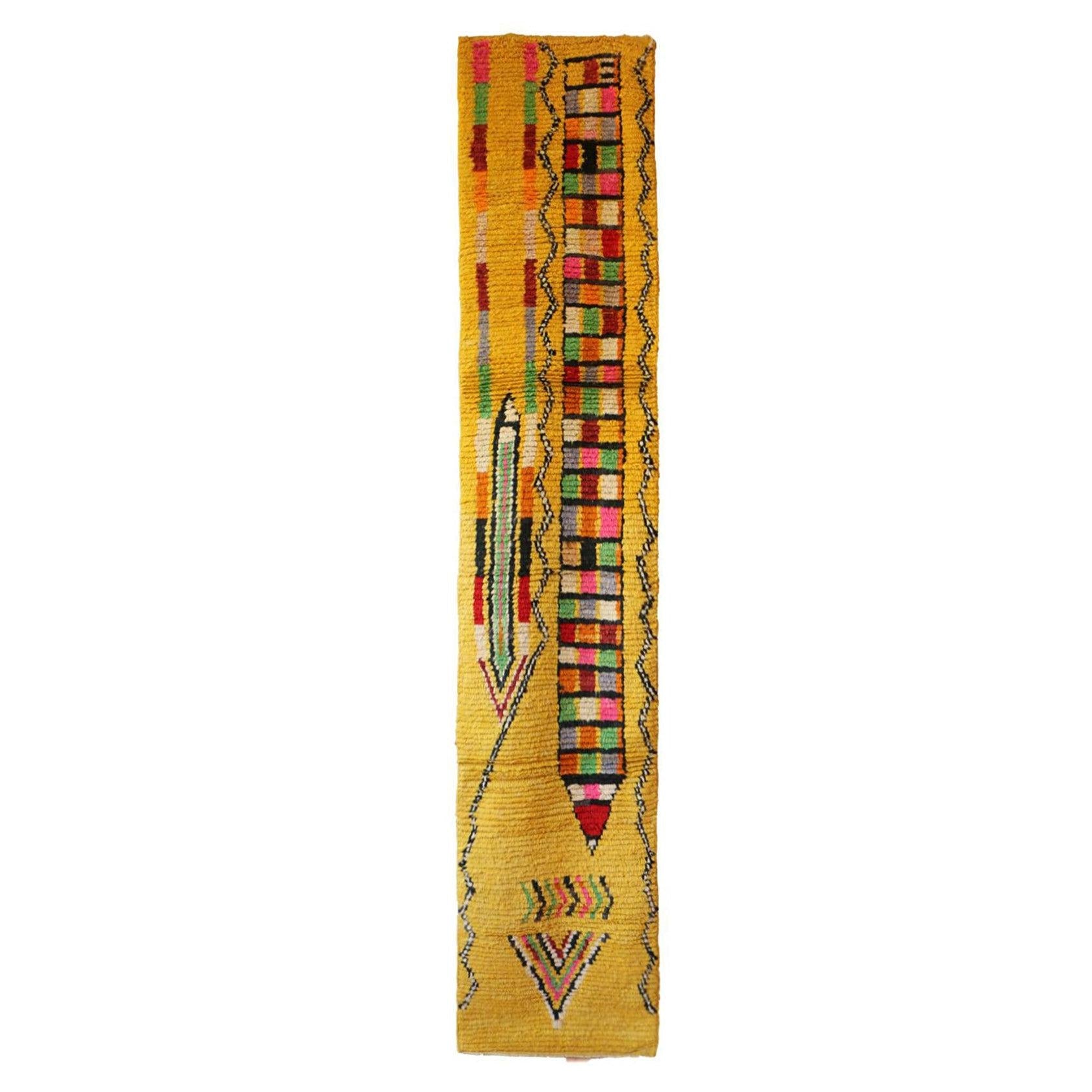 AFK Living vloerkleed Berber - handgemaakt - Wol - 66 x 340 cm