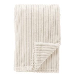 MARTHY – plaid 140×180 cm – zacht ribfluweel – corduroy – Snow White – MARTHY – plaid 140×180 cm – zacht ribfluweel – corduroy – Snow White –
