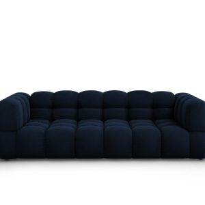 Cosmopolitan Design Modulaire bank Sky 4-zits, flueel, koningsblauw –