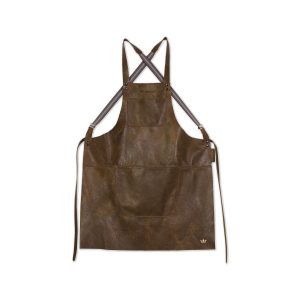 Dutchdeluxes Schort met Bretels – Easy wear – Horeca – Vintage Brown Dutchdeluxes Schort met Bretels – Easy wear – Horeca – Vintage Brown