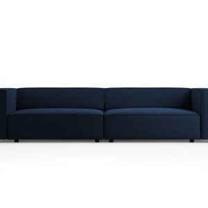 Cosmopolitan Design Bank Arendal 4-zits, flueel, koningsblauw – 102×24 Cosmopolitan Design Bank Arendal 4-zits, flueel, koningsblauw – 102×24
