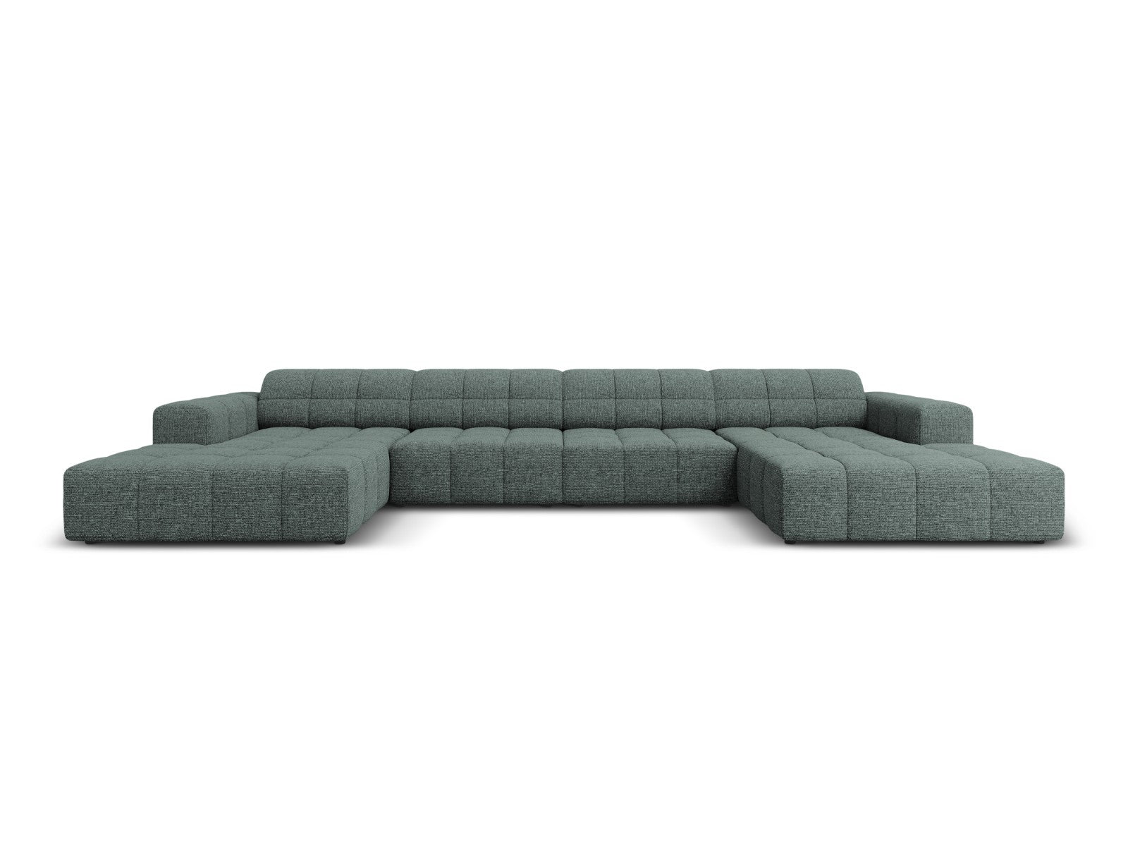 Cosmopolitan Design Panoramische bank Chicago 6-zits, chenille olie -