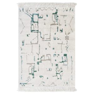 AFK Living vloerkleed Volubilis – rand – blauw – 120 x 170 cm