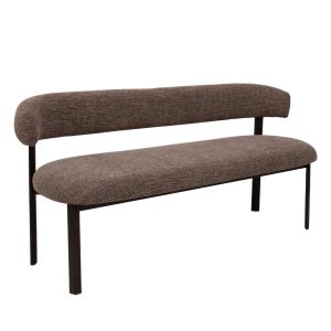 DÉJA Living Eetkamerbank Alamo – Taupe/Brons – 180cm DÉJA Living Eetkamerbank Alamo – Taupe/Brons – 180cm