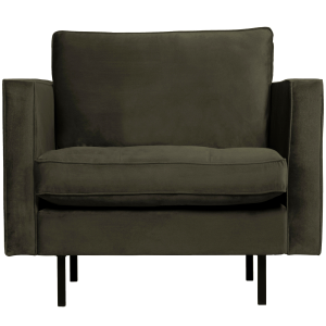 WOOOD classic fauteuil Rodeo – Velvet – Green Hunter – 83x98x88 WOOOD classic fauteuil Rodeo – Velvet – Green Hunter – 83x98x88