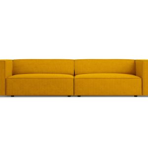 Cosmopolitan Design Bank Arendal 4-zits, chenille met ribbeleffect, mo Cosmopolitan Design Bank Arendal 4-zits, chenille met ribbeleffect, mo