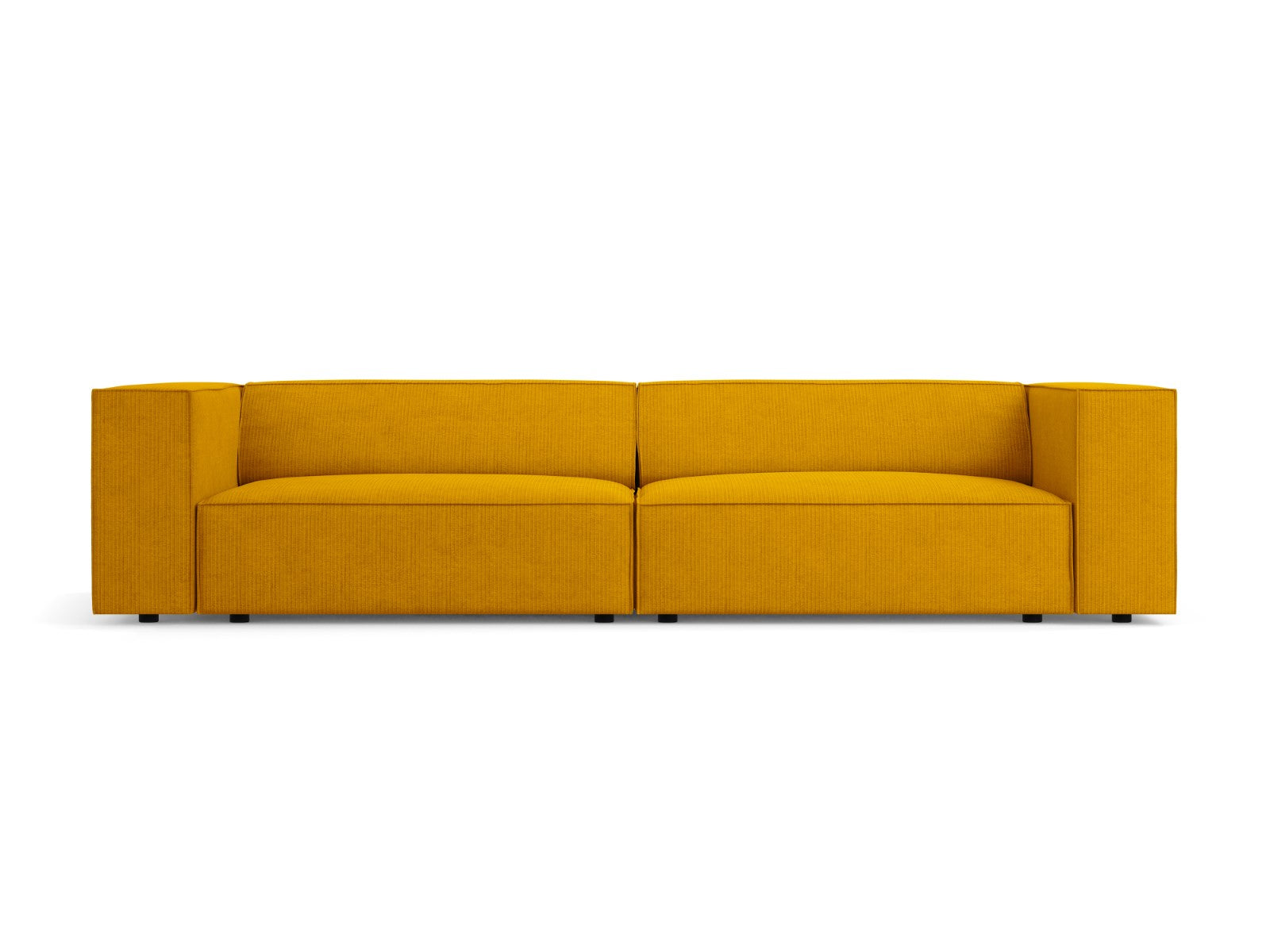 Cosmopolitan Design Bank Arendal 4-zits, chenille met ribbeleffect, mo