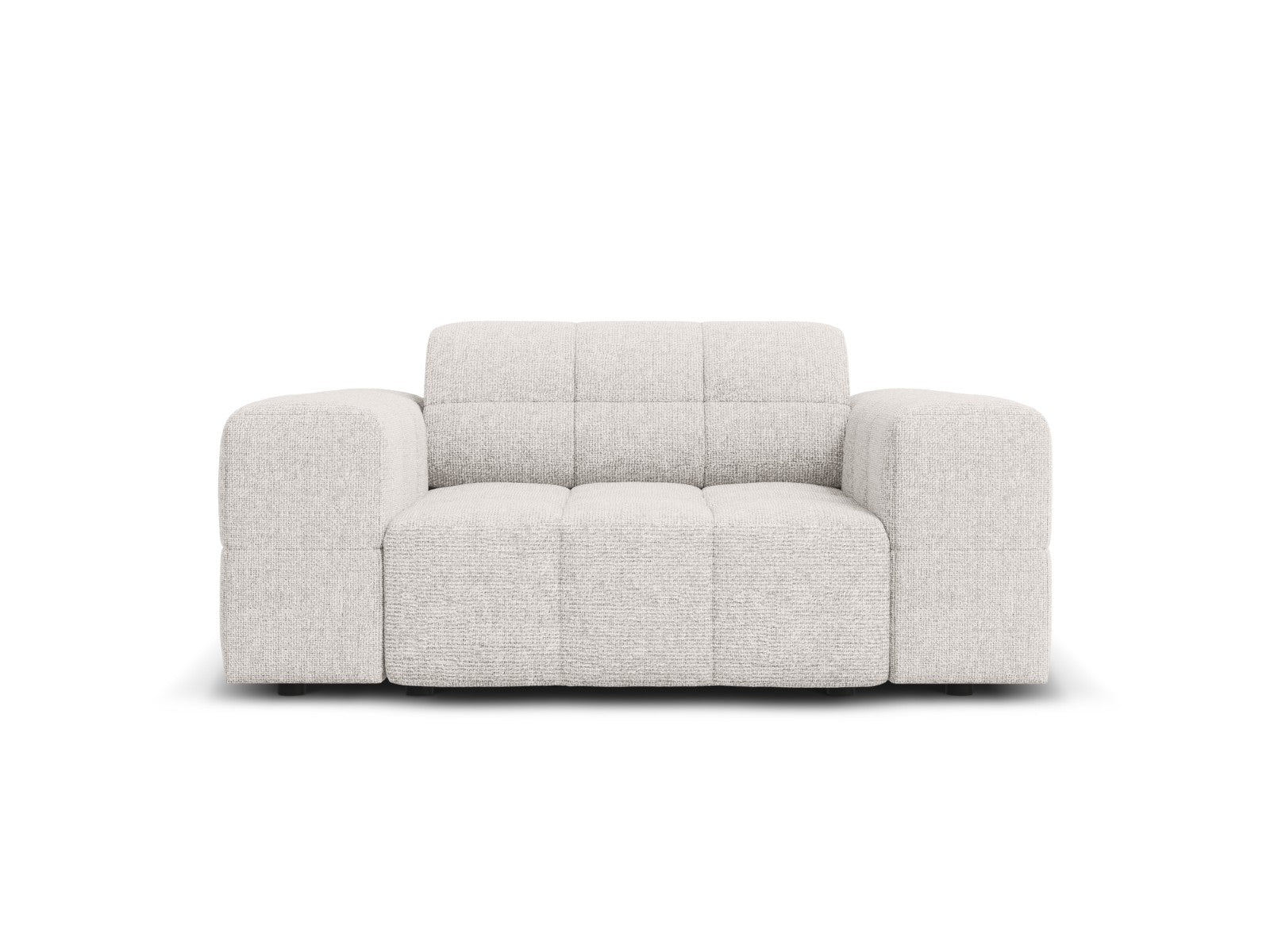 Cosmopolitan Design Fauteuil Chicago chenille lichtgrijs - 102x132x78c