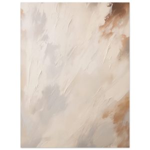 Artfulprints Poster Abstract – Skyfall 3 – 30×40 cm – Taupe