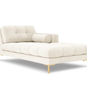 Cosmopolitan Design rechter chaise longue Bali flueel, lichtbeige – 18