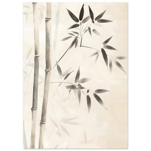 Artfulprints Poster Boho – Bamboo lines – 50×70 cm – beige Artfulprints Poster Boho – Bamboo lines – 50×70 cm – beige