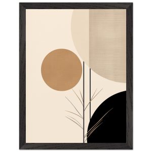 Artfulprints Poster met Lijst Japandi abstract II – 30×40 cm – Meerkle Artfulprints Poster met Lijst Japandi abstract II – 30×40 cm – Meerkle