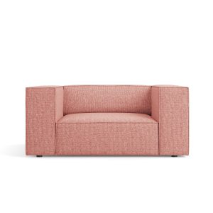 Cosmopolitan Design Fauteuil Arendal chenille, roze – 102x124x70cm Cosmopolitan Design Fauteuil Arendal chenille, roze – 102x124x70cm