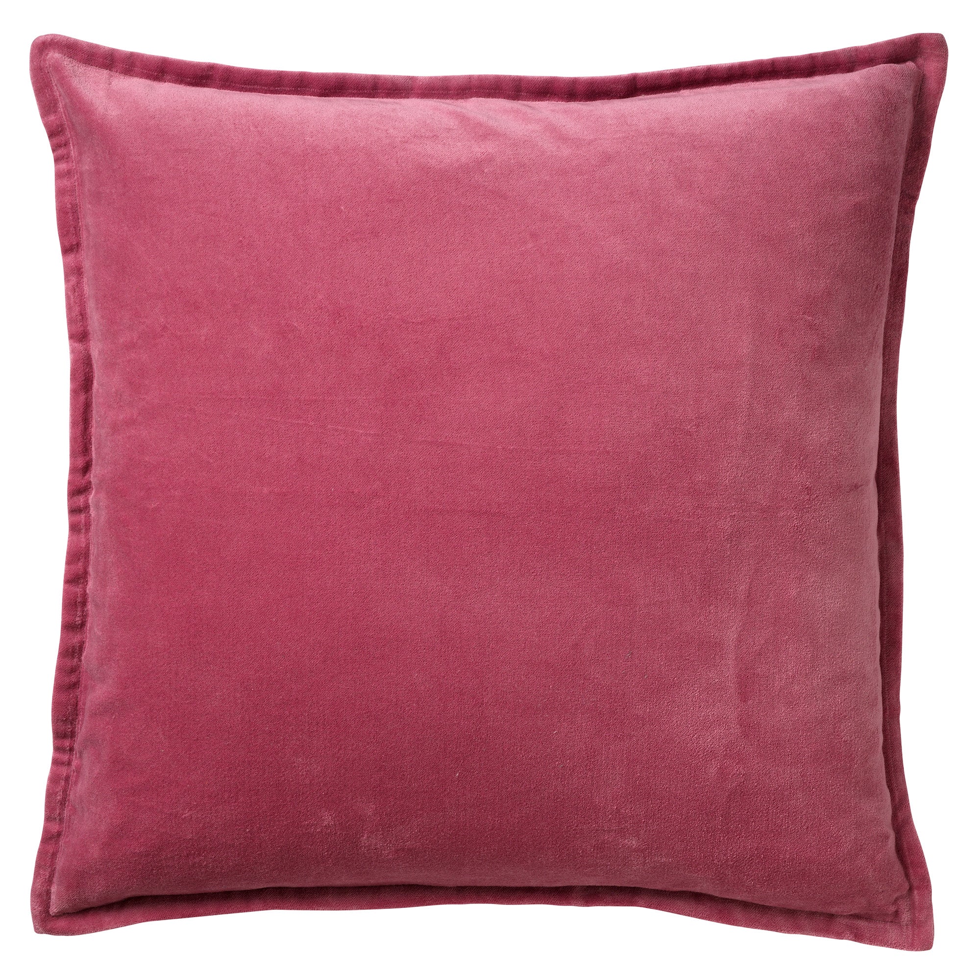 CAITH - Sierkussen 50x50 cm - 100% katoen - velvet - lekker zacht - He