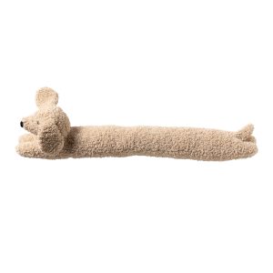 LUCKY – tochtstopper 90x11x18 cm – hond – beige LUCKY – tochtstopper 90x11x18 cm – hond – beige