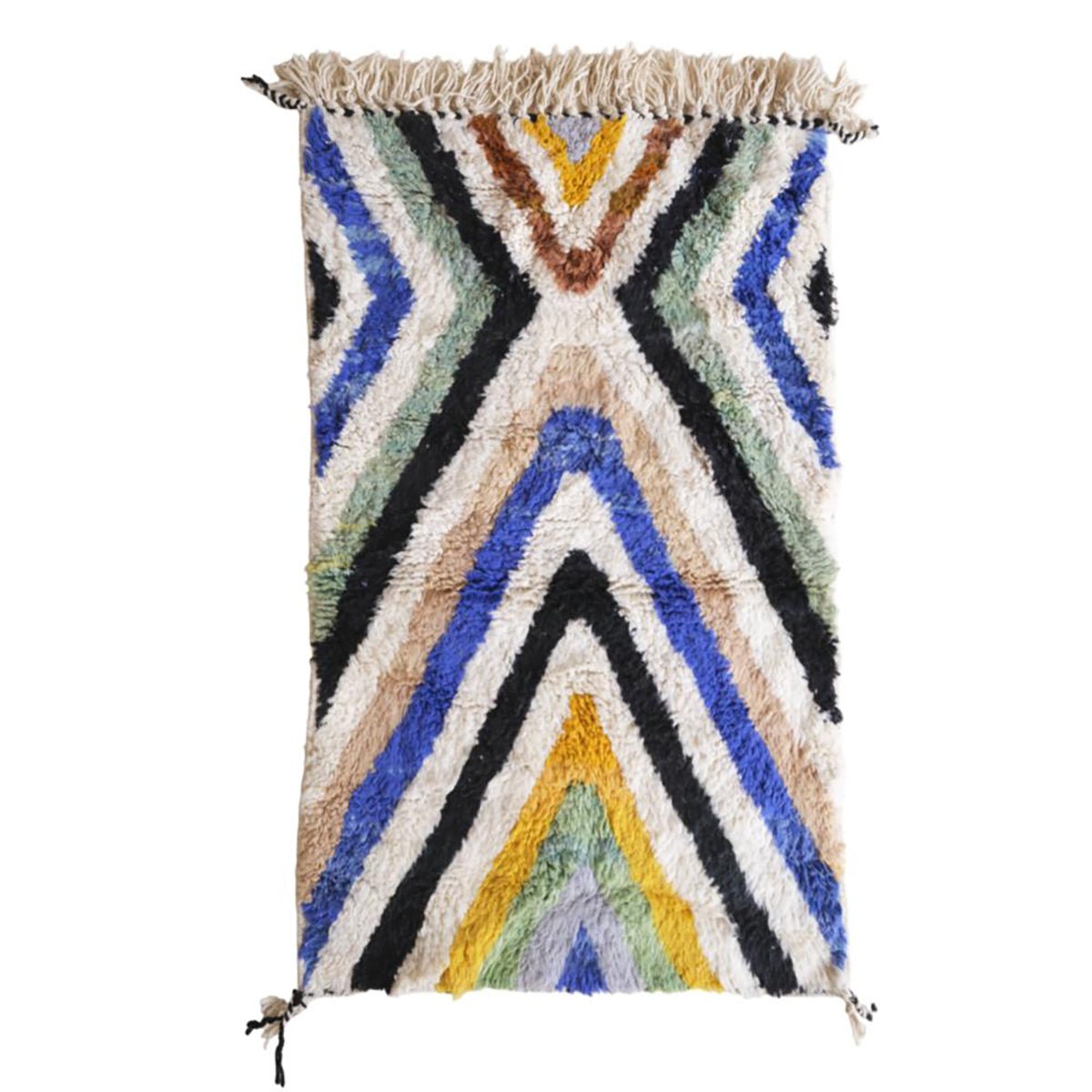 AFK Living vloerkleed Berber - handgemaakt - Wol - 100 x 150 cm