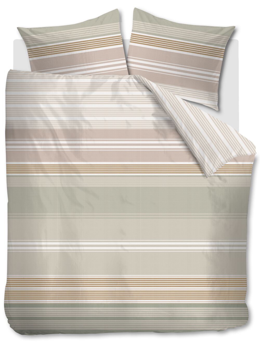 Ariadne at Home Dekbedovertrek Mellow - 200 x 200/220 cm - Terra