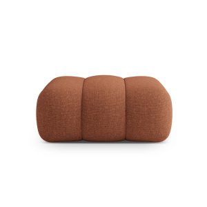 Cosmopolitan Design Poef Koge chenille baksteen – 95x95x40cm