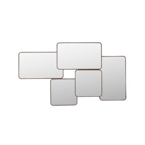 Dutchbone Cordelia Spiegel/ Wandspiegel Hout – Bruin Dutchbone Cordelia Spiegel/ Wandspiegel Hout – Bruin