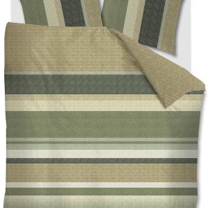 Beddinghouse dekbedovertrek Jorren – 240×200/220 cm – olijfgroen Beddinghouse dekbedovertrek Jorren – 240×200/220 cm – olijfgroen