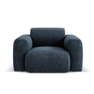Cosmopolitan Design Fauteuil Nolio 2-zits, chenille, koningsblauw – 95 Cosmopolitan Design Fauteuil Nolio 2-zits, chenille, koningsblauw – 95