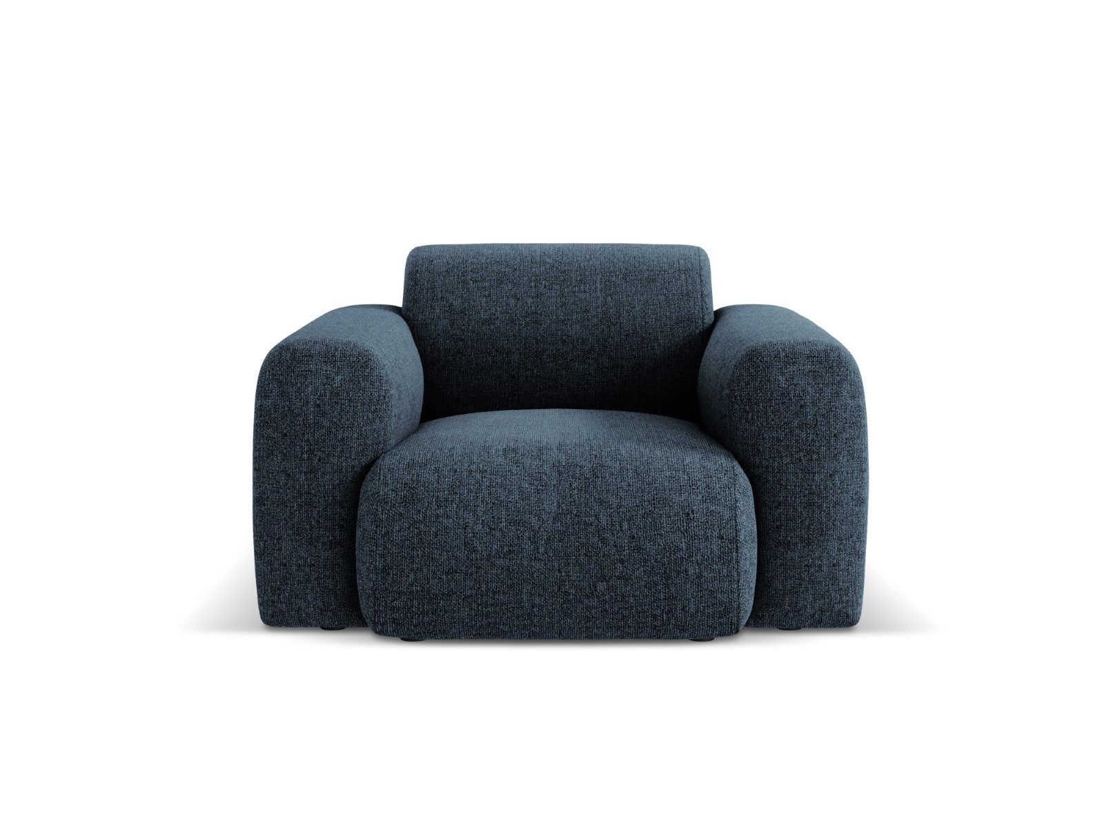 Cosmopolitan Design Fauteuil Nolio 2-zits, chenille, koningsblauw - 95