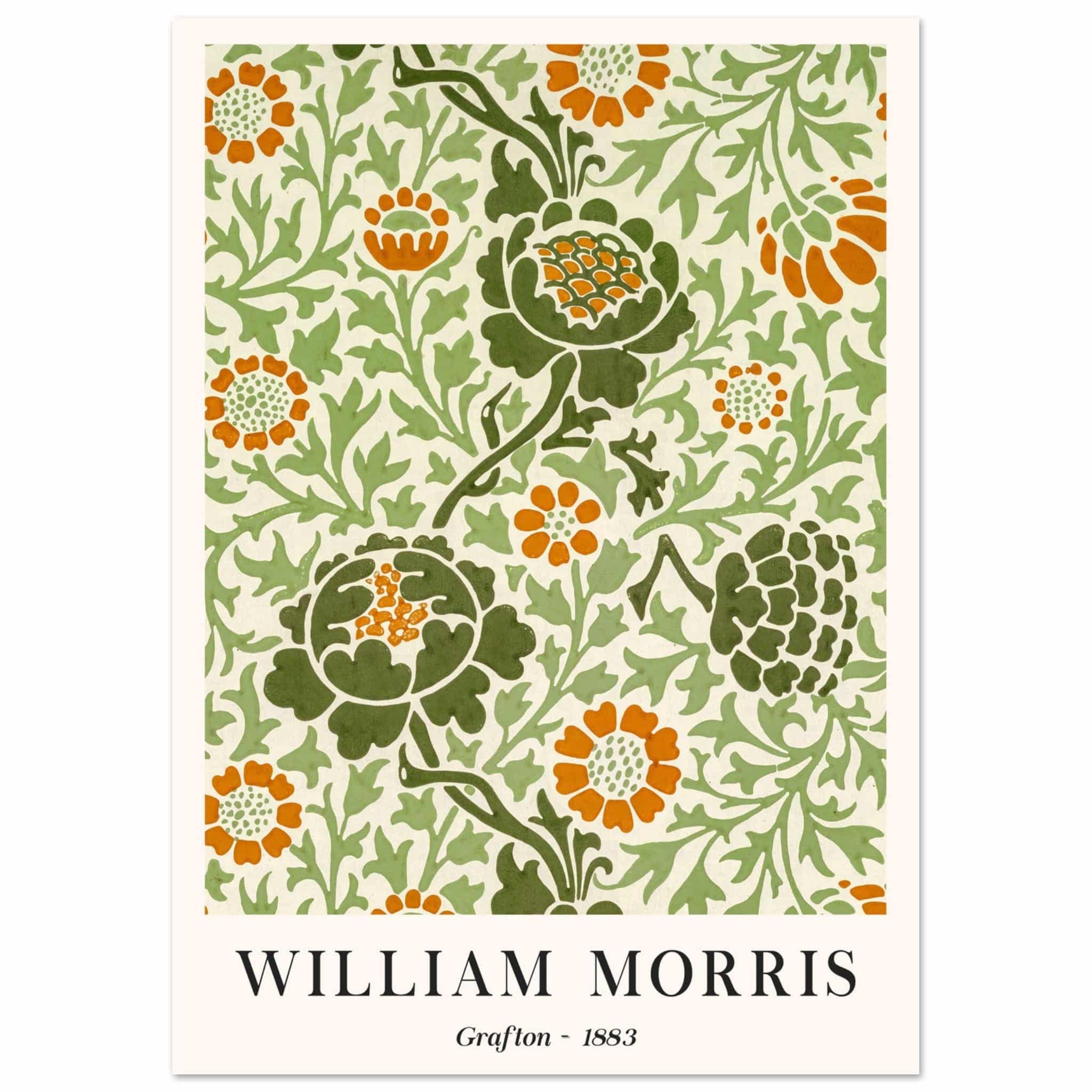 Artfulprints Poster William Morris - Grafton 1883 - A4 21x29.7 cm - Gr