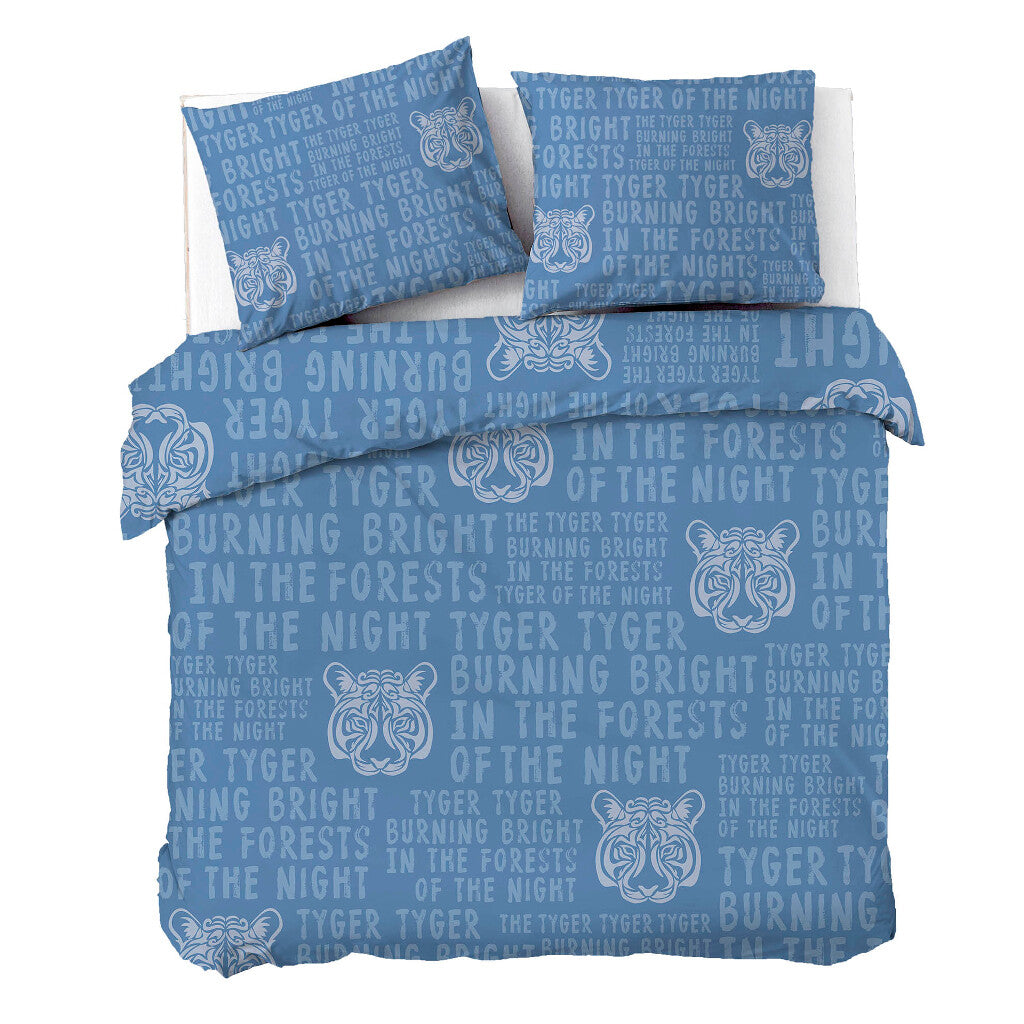 Dindi Home - Dekbedovertrek Wild Fairytales - 200x220 cm - Blauw