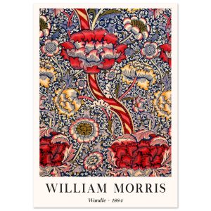 Artfulprints Poster William Morris – Wandle – A4 21×29.7 cm – Rood Artfulprints Poster William Morris – Wandle – A4 21×29.7 cm – Rood